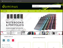 Tablet Screenshot of dominusme.com
